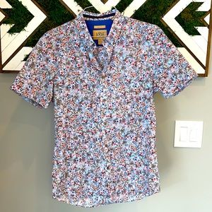 Joseph Abboud Short Sleeved Button Down (Medium)